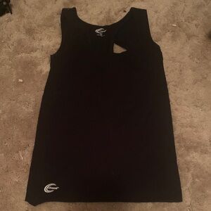 Chasse Black Women's Tank Top with Cutout